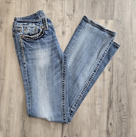 Miss Me Denim Brand Iren Bootcut Jeans Sz 29 - Picture 9 of 12